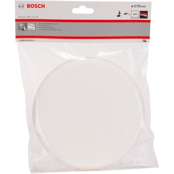 Burete Polish Bosch GPO 14CE Alb Ø170MM 2 608 612 024